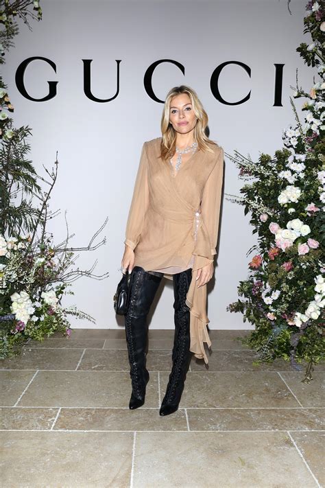 Sienna Swaps Her Boho Boots For Gucci Thigh